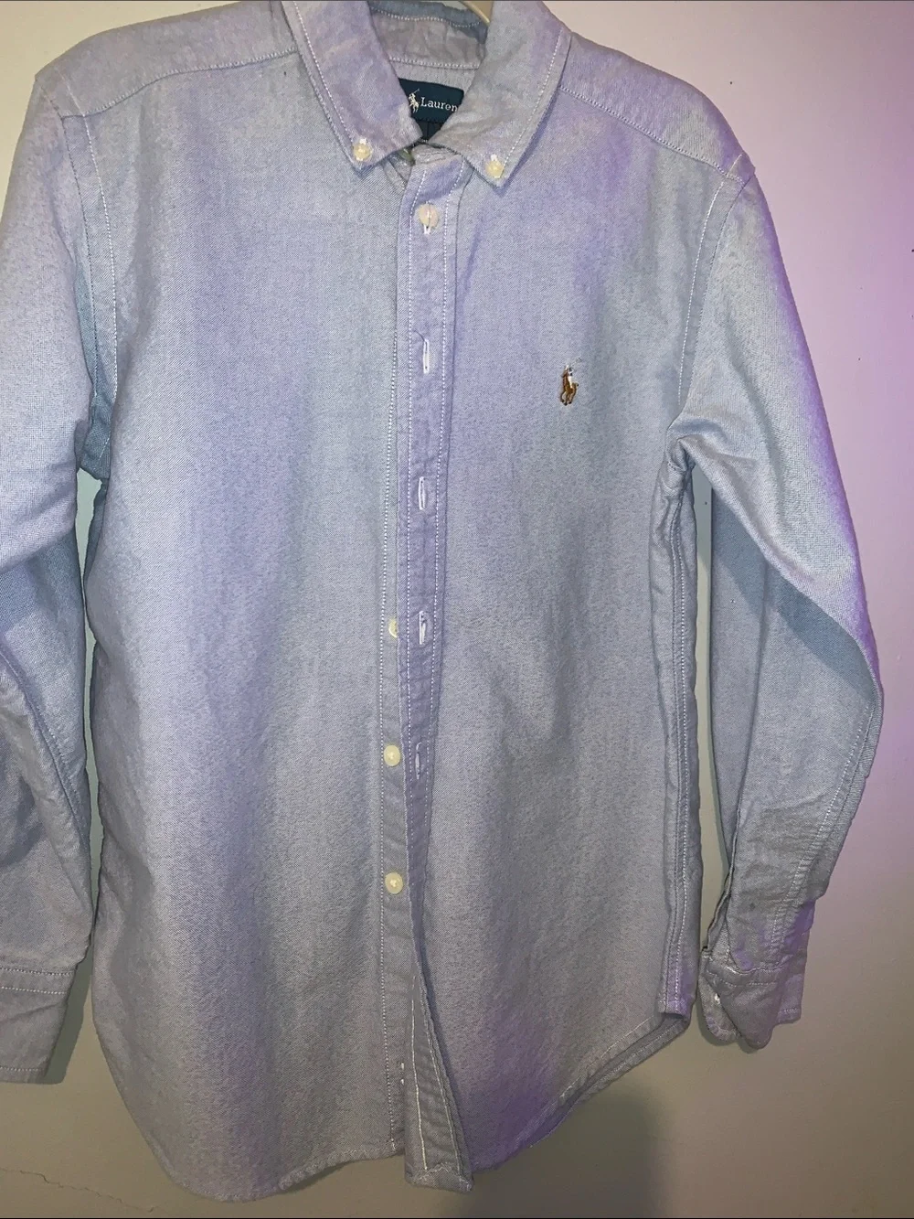 Ralph Lauren Light Blue Button-Down Oxford Shirt